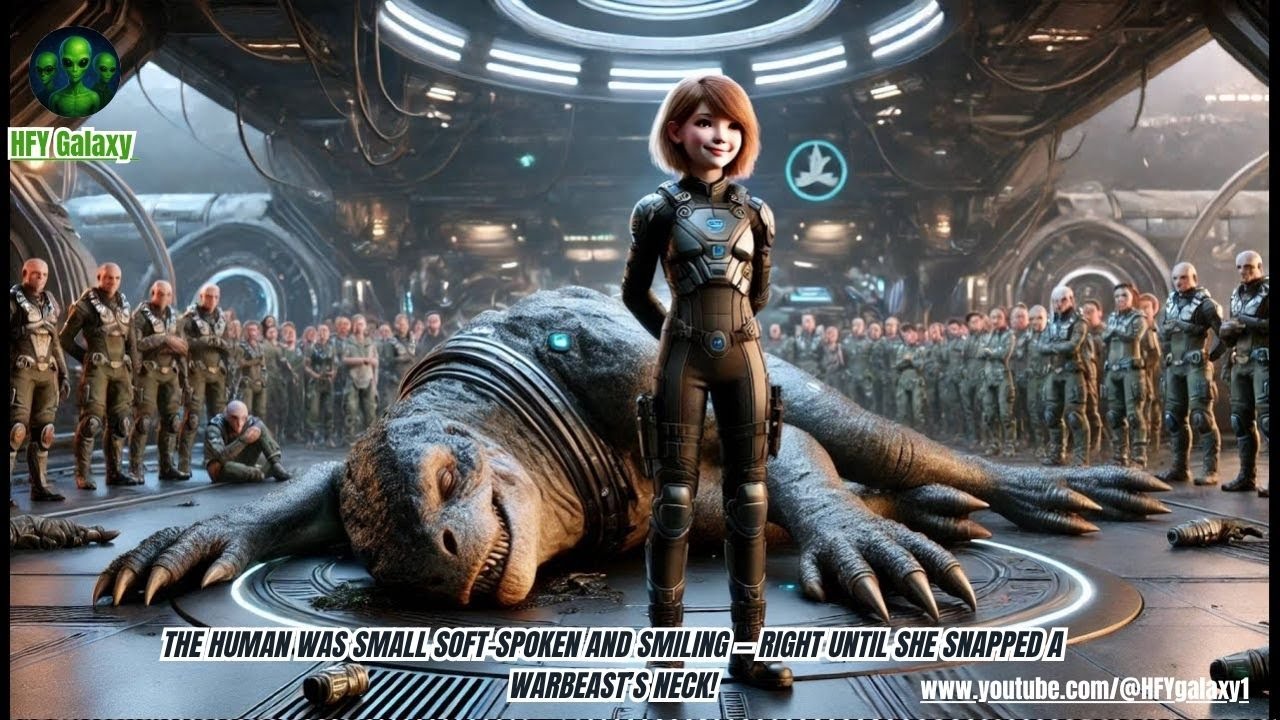 The Human Was Small Soft-Spoken and Smiling — Right Until She Snapped a Warbeast’s Neck!