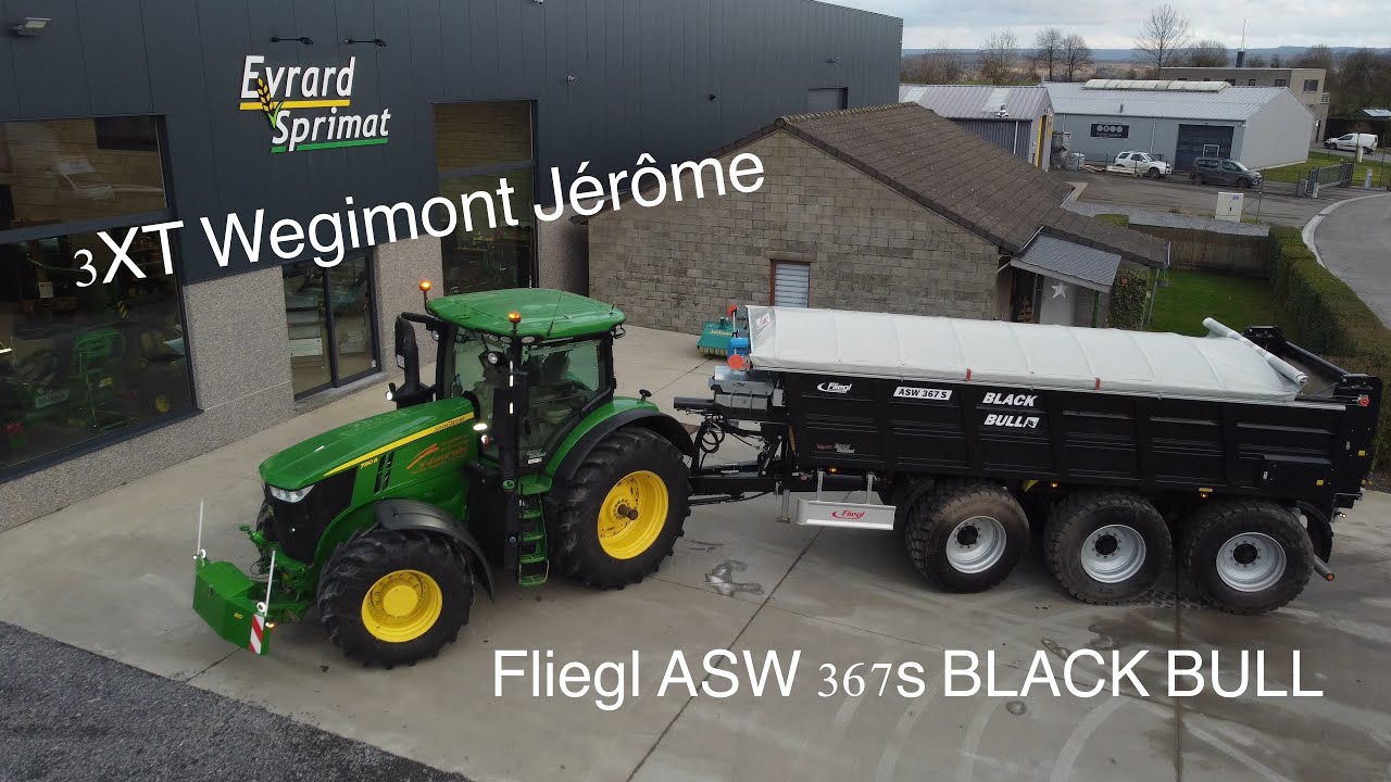 Nouvelle fliegl ASW367s Black Bull pour l&rsquo;entreprise 3XT Wegimont J&eacute;r&ocirc;me
