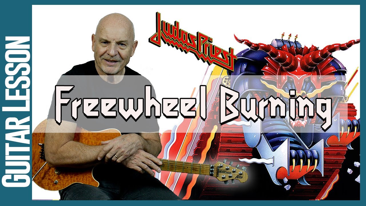 Judas Priest - Freewheel Burning - In Depth Guitar Lesson With Tablature.
