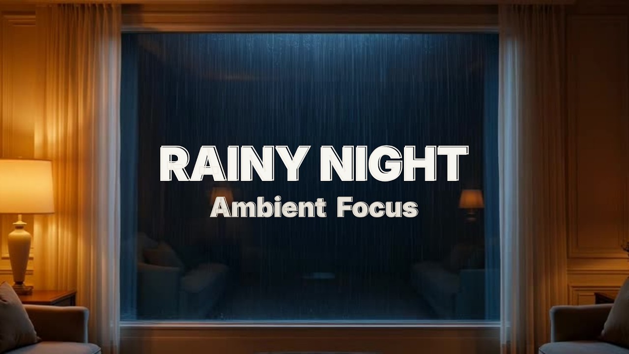Rainy Night Focus | 3H Ambient