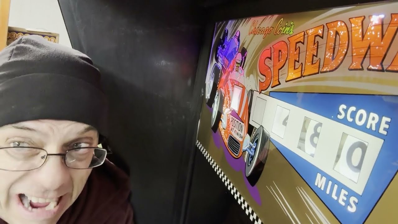 1969 Chicago Coin Speedway EM arcade driving game explained
