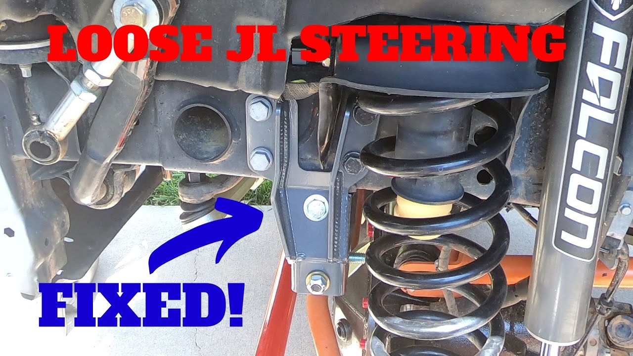 Установка: поперечная рулевая тяга Synergy и распорка секторного вала на Jeep Wrangler JL