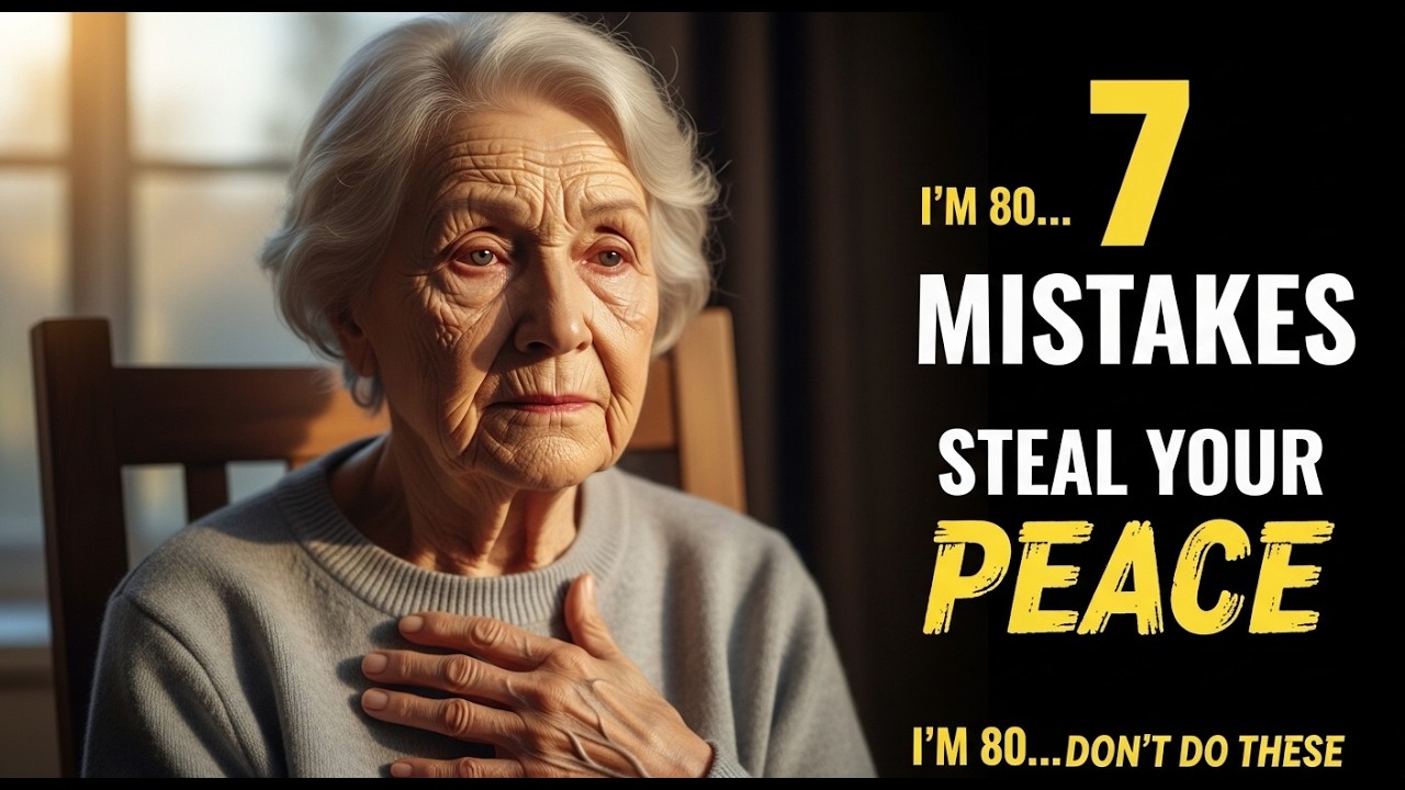 I'm 80 — And These 7 Mistakes Steal Your Peace....................