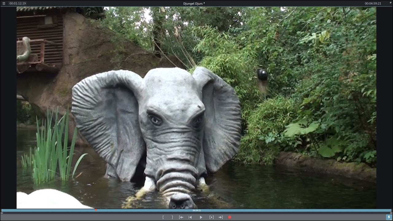 WILD 🐊Jungle Safari water ride Djurs SommerLand with King Kong  2015