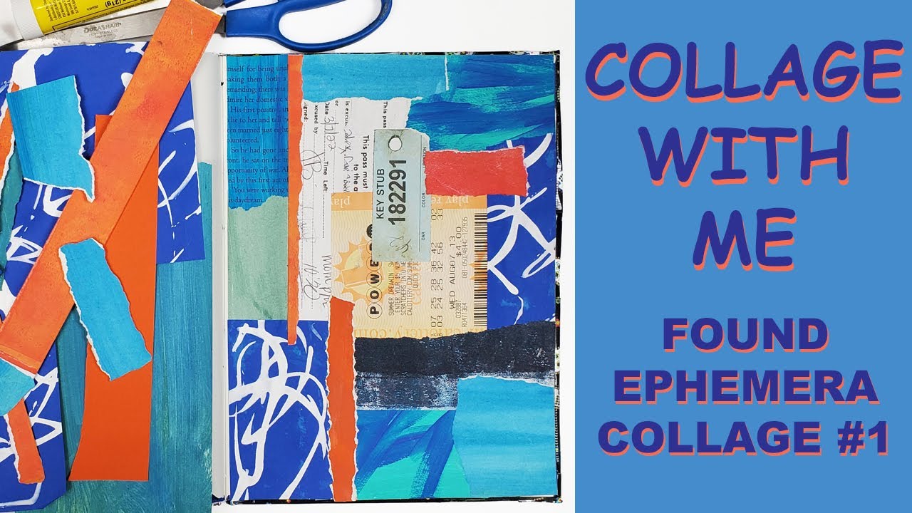 Collage with Me | Ep 10: Found Ephemera Collage #1