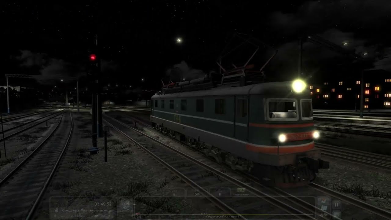 Train simulator classic чс2-699 с поездом Хабаровск-Москва