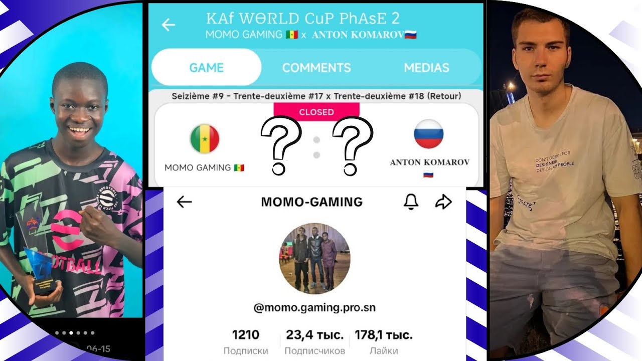  🇷🇺 KOMAR vs 🇸🇳 MOMO GAMING ( 1/16 KAF international tournament )