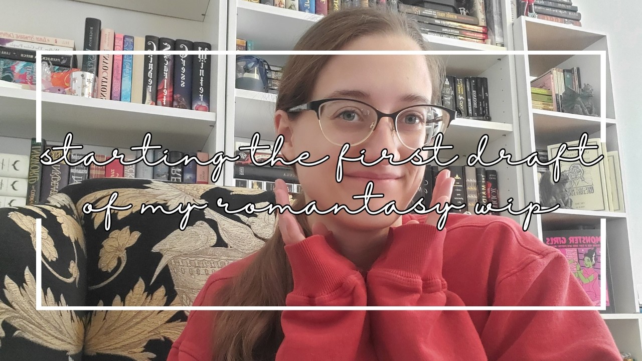 starting draft one... without an outline?? | a writing vlog