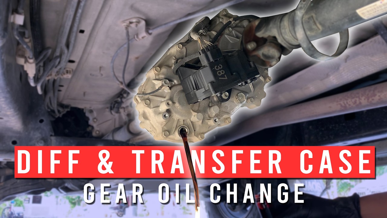DIY Hilux Differential and Transfer Case Gear Oil Change | Hilux 4x4 & etc