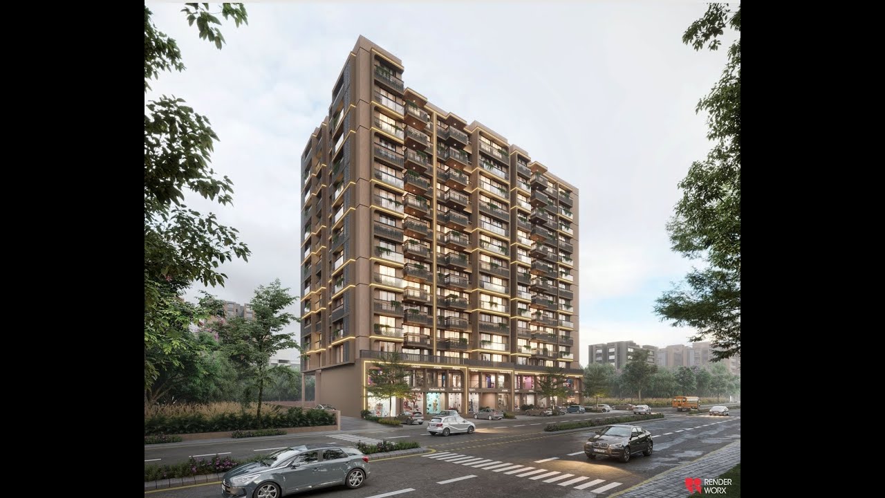 3D Walkthrough Animated Video of Hilltown Luxuria by Hilltown Raya | Kudasan | Gandhinagar