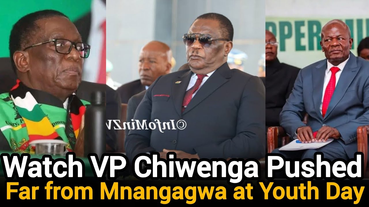 BREAKING🔥| ZANU-PF Split Deepens? Watch VP Chiwenga Pushed Far from Mnangagwa at Youth Day🇿🇼🤯