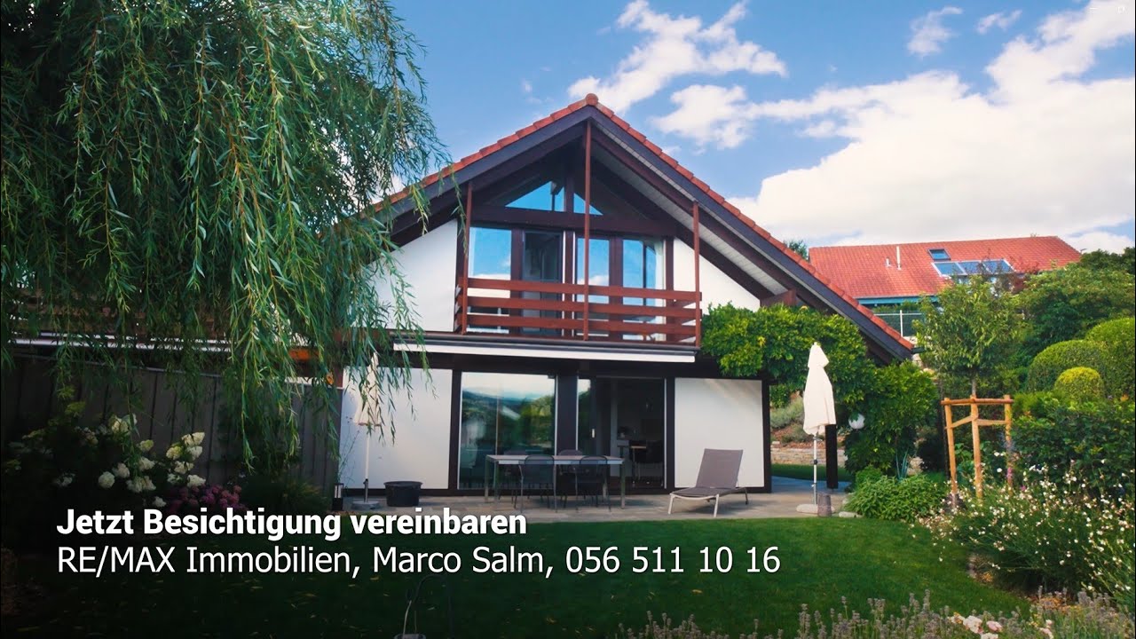 Zu verkaufen in Waltenschwil AG: 5½-Zimmer-EFH mit Bergsicht, Garten und Wohnqualität