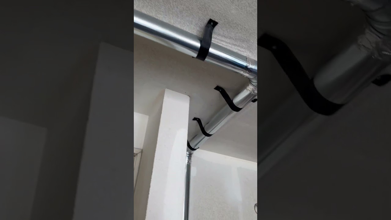 Dryer vent installation .