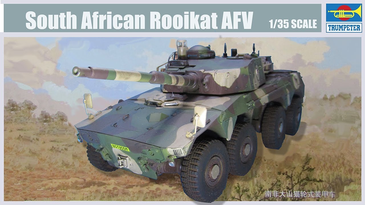 Trumpeter 1/35 South African Rooikat AFV (by Trevor)