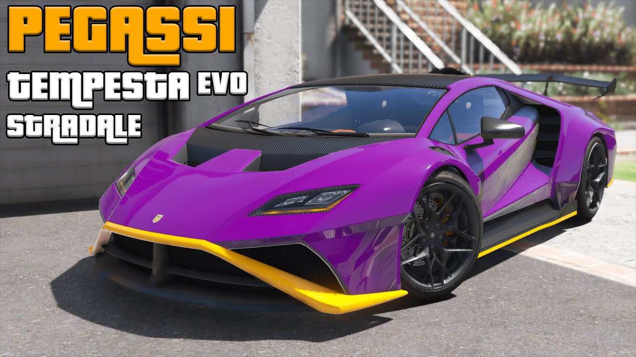 Pegassi Tempesta Evo Stradale (Lamborghini Huracan STO) | GTA V Lore Friendly Car Mods | PC