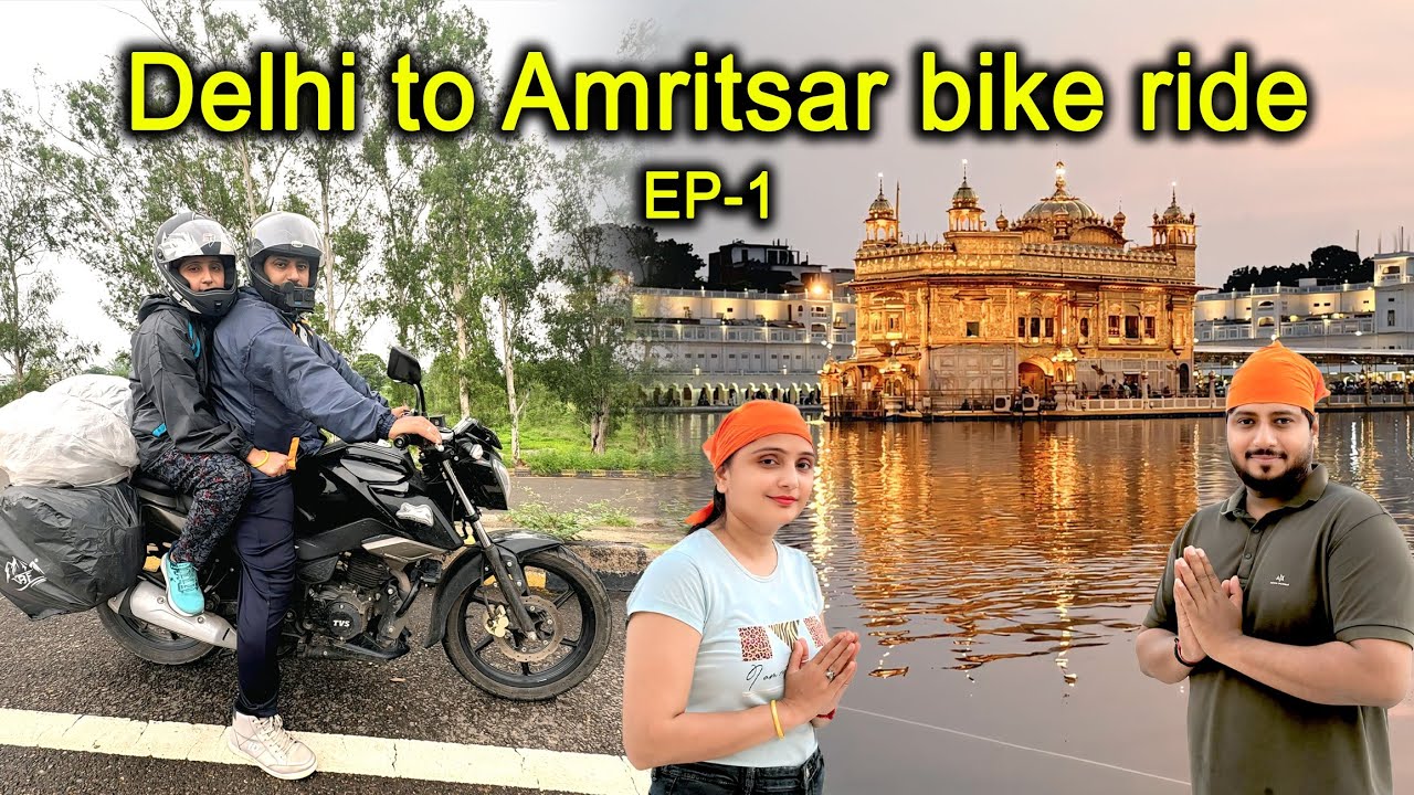 Delhi to Amritsar bike ride || Tvs Raider 125cc ||