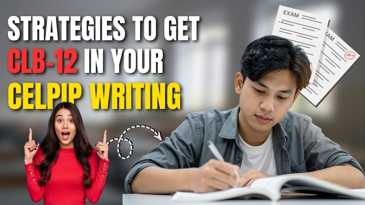 CELPIP Writing Strategies for CLB 12 🎯 | Format, Scoring & High-Impact Tips.