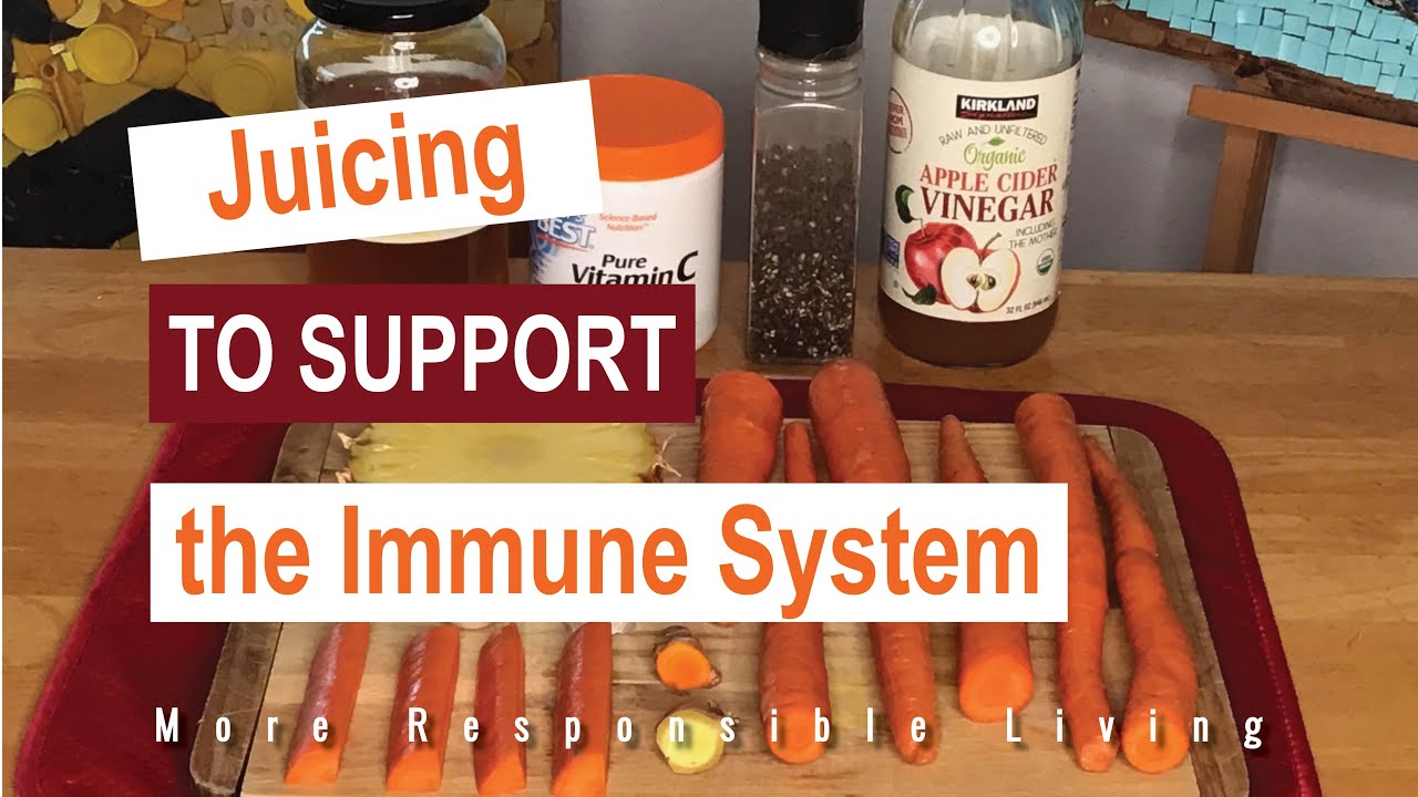 Juicing to Support the immune system | Antiviral Juice Recipe
