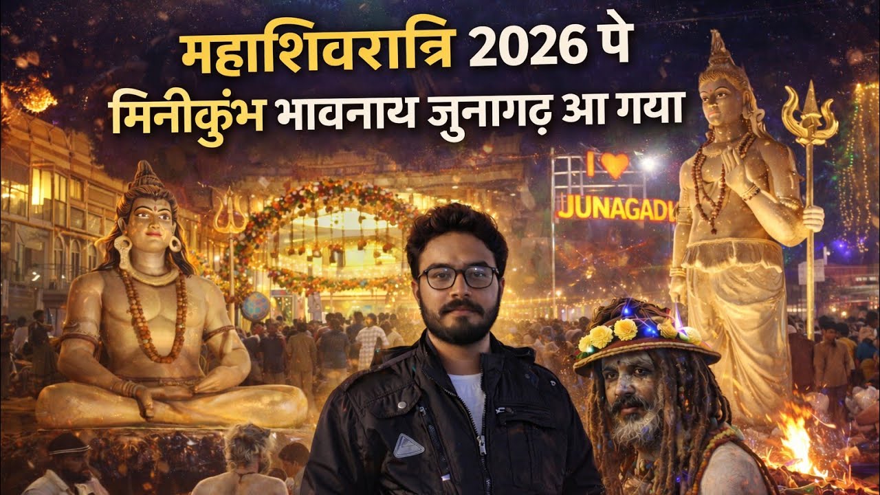 Mahashivratri 2026 | Bhavnath | Junagadh | મહાશિવરાત્રી Mini Kumbh 2026 નો અદ્ભુત નજારો |