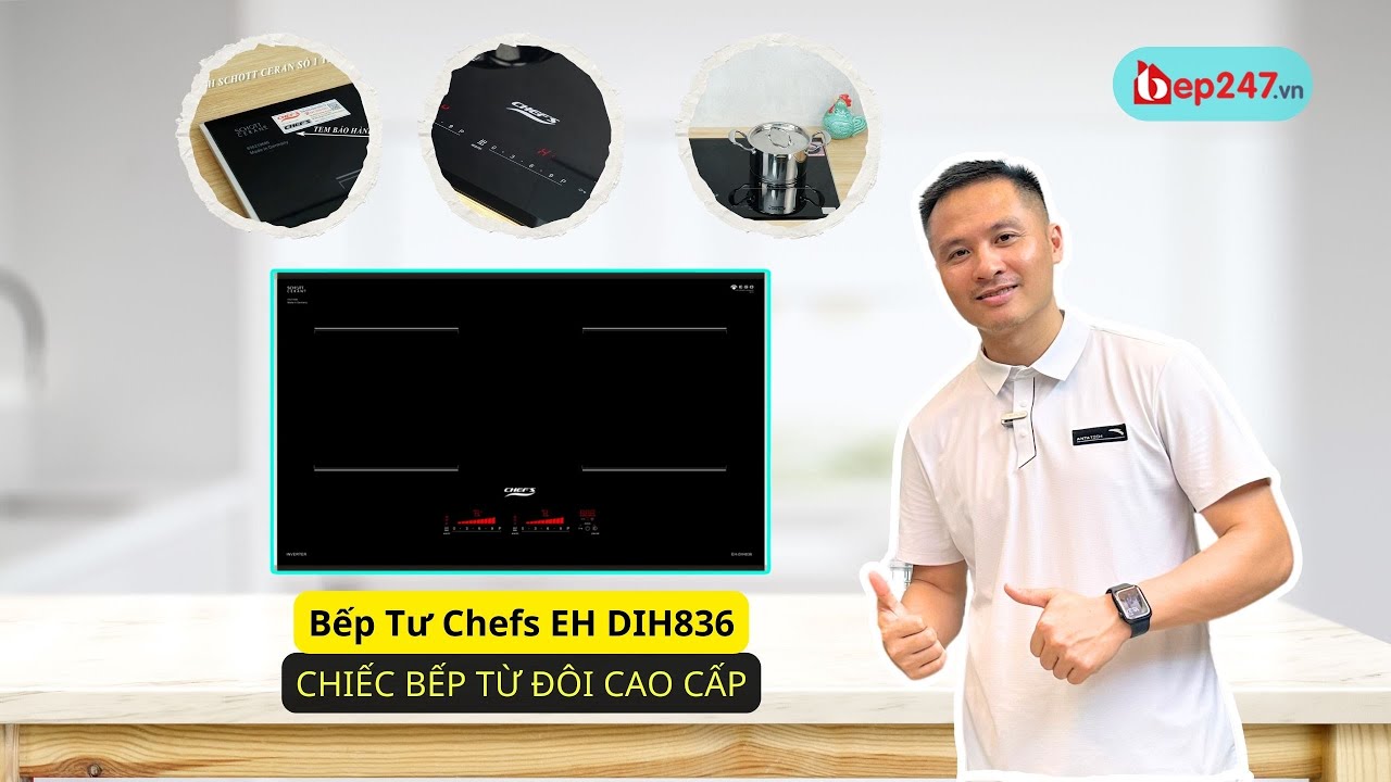 Bếp Từ Chefs EH DIH836 | Điểm 10 Không Có Nhưng | BEP247.vn