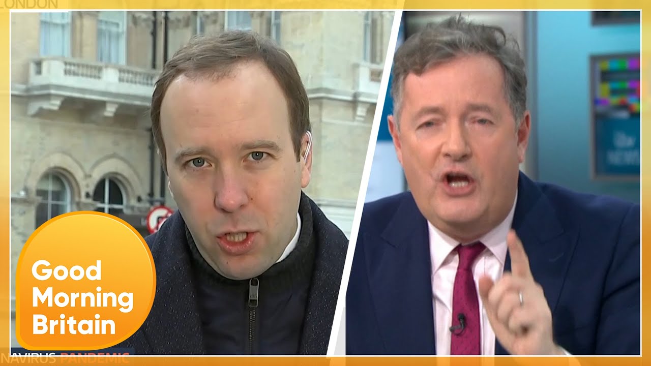 Piers Clashes With Matt Hancock Over Whether He'll Take a Pay Rise During the COVID Pandemic | GMB