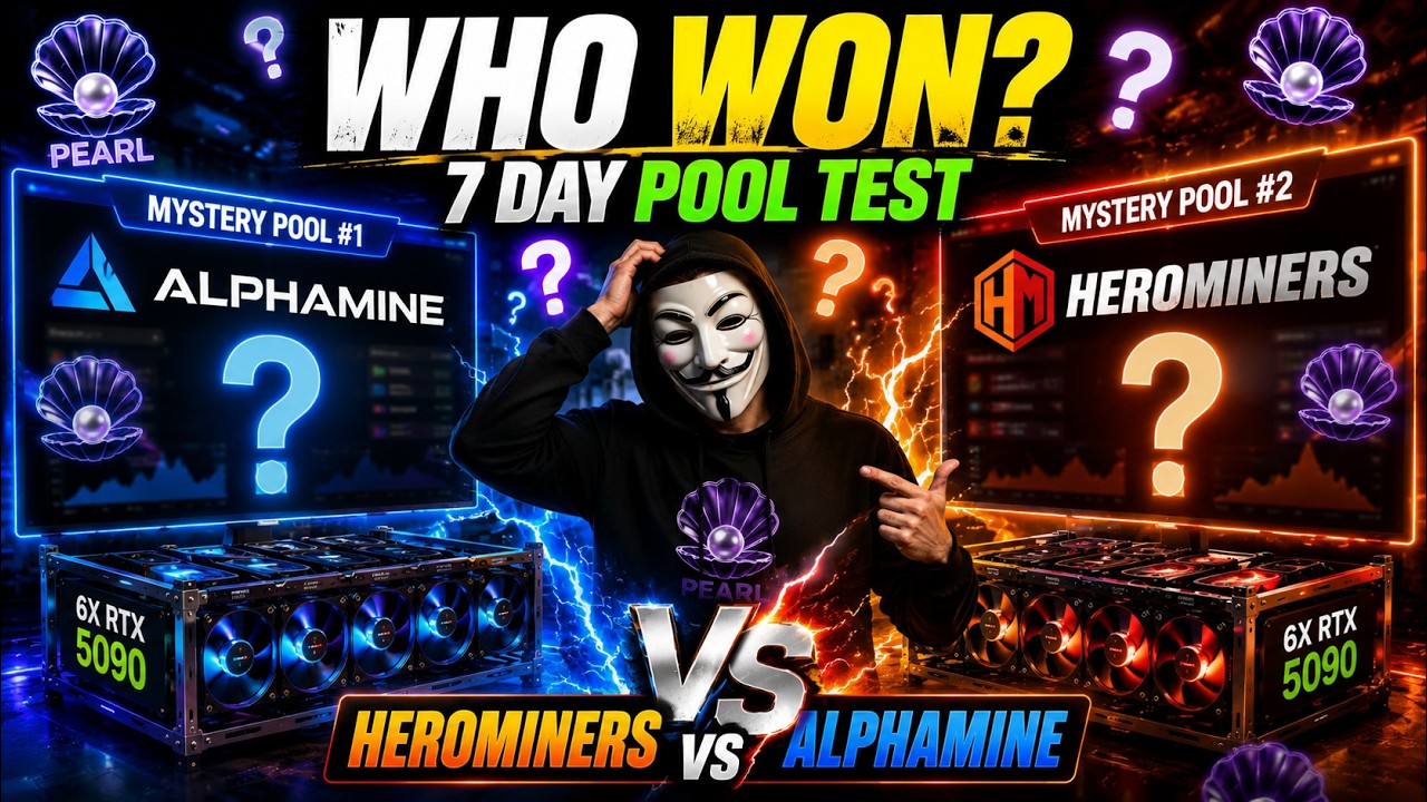 Лучший пул для майнинга Pearl? Herominers против Alphamine (тест 7 дней)