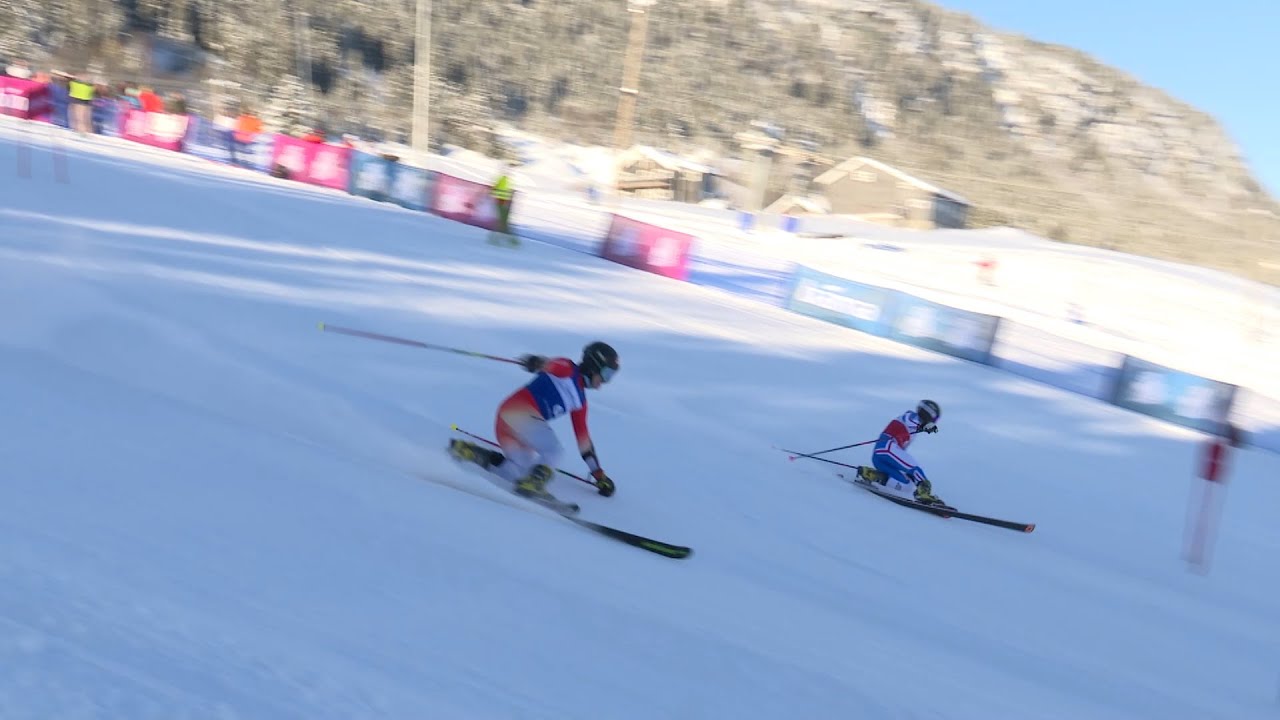 Telemark World Cup - Men's Parallel Sprint semi finals and finals in Aal, Norway