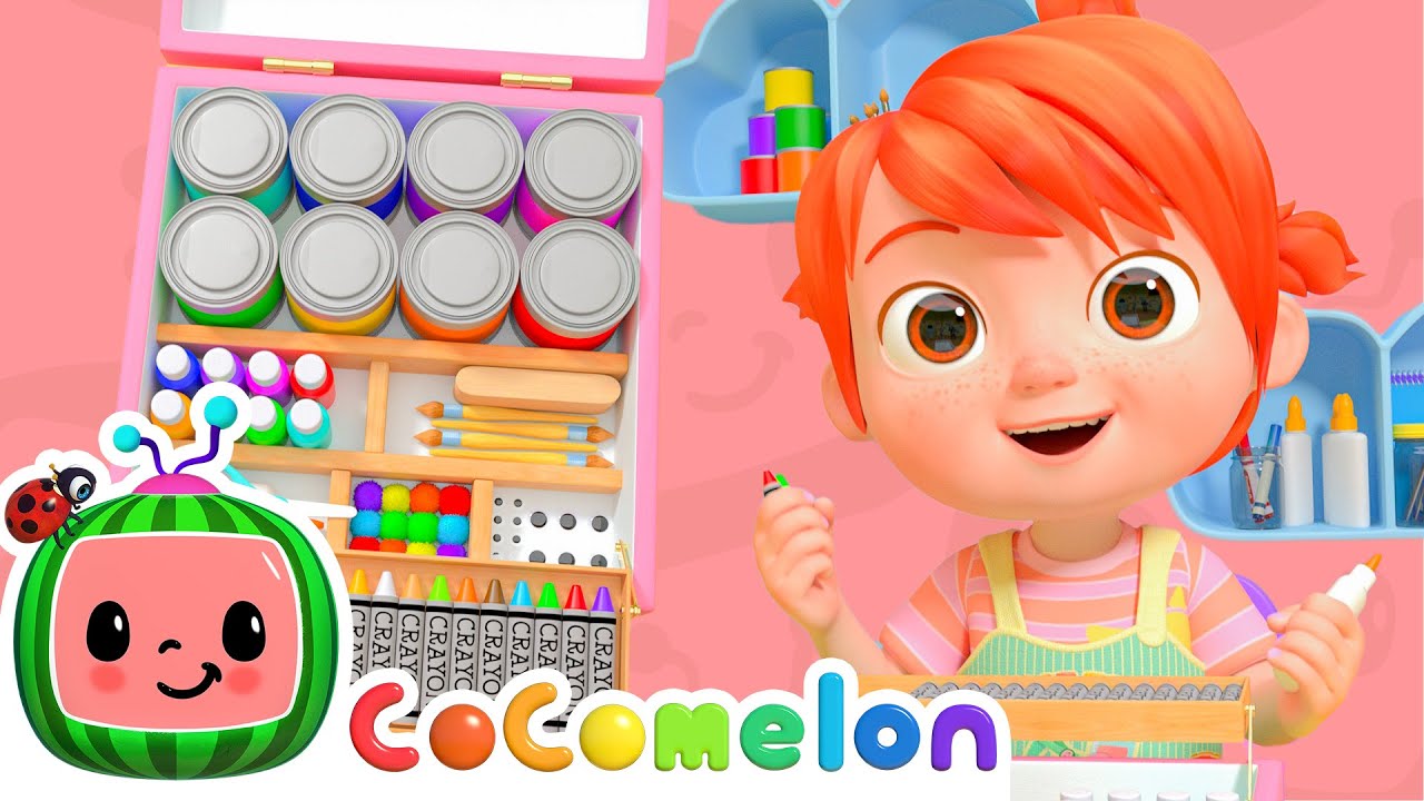 Arts & Crafts Learning | CoComelon Nursery Rhymes | Colors For Kids | Toddler Learning Kids Songs