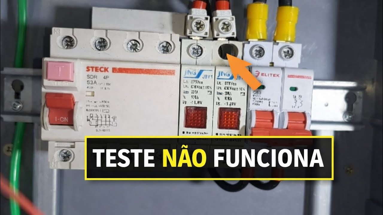 Por que o botão TESTE do IDR não funciona? Erro comum de ligação