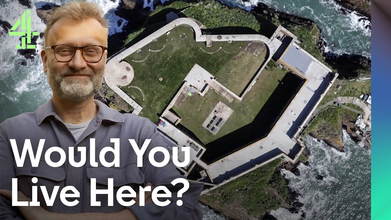 Abandoned Fortress Transformed Into Stunning Private Island Home | Huge Homes With Hugh Dennis