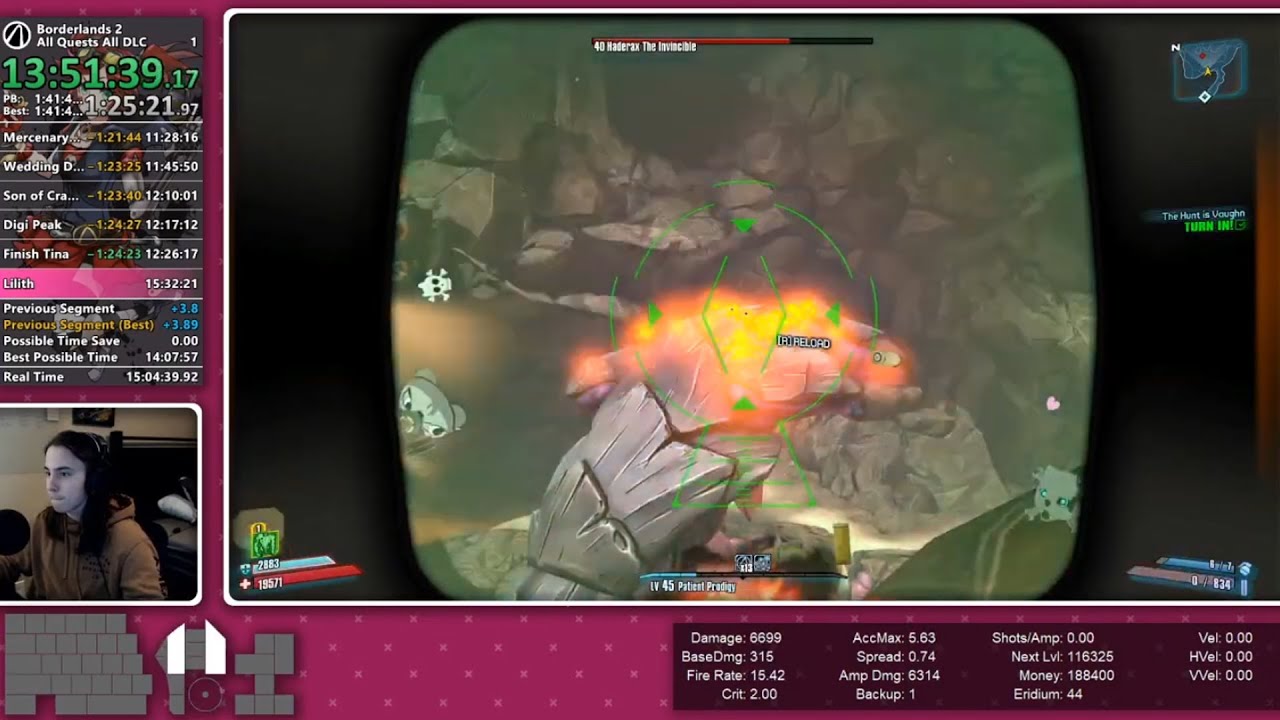Borderlands 2 All Quests All DLC Speedrun in 14:04:23 (Part 2)