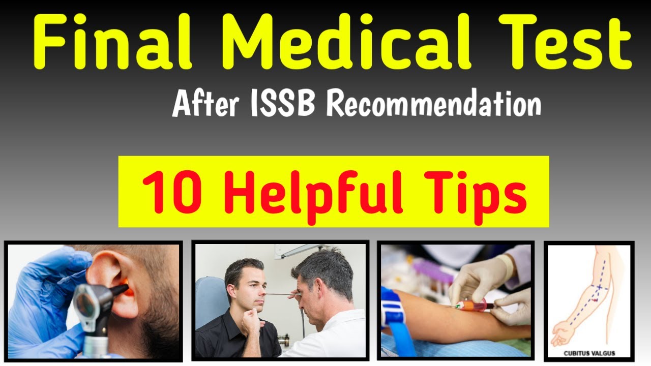 Pak Army Navy Airforce Final Medical Test Tips | Pma Paf Lcc Tcc Final Medical After Issb