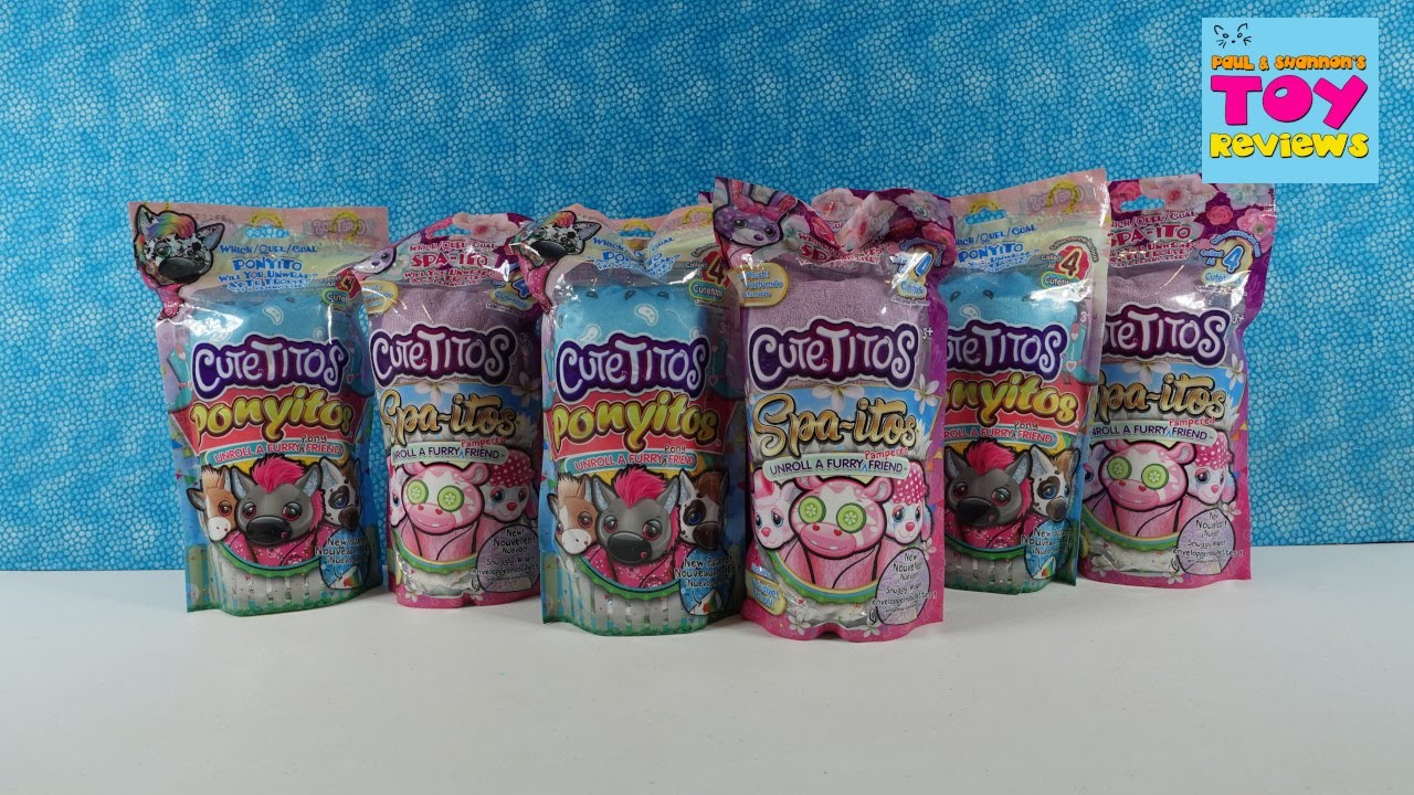 Cutetitos Ponyitos & Spa-itos Blind Bag Plush Opening Review | PSToyReviews