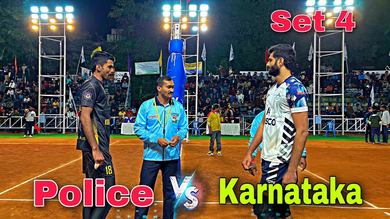 Fire Match 🔥 Kerala Police Vs Karnataka 💥 Set 4 | Vajpayee Cup 2022