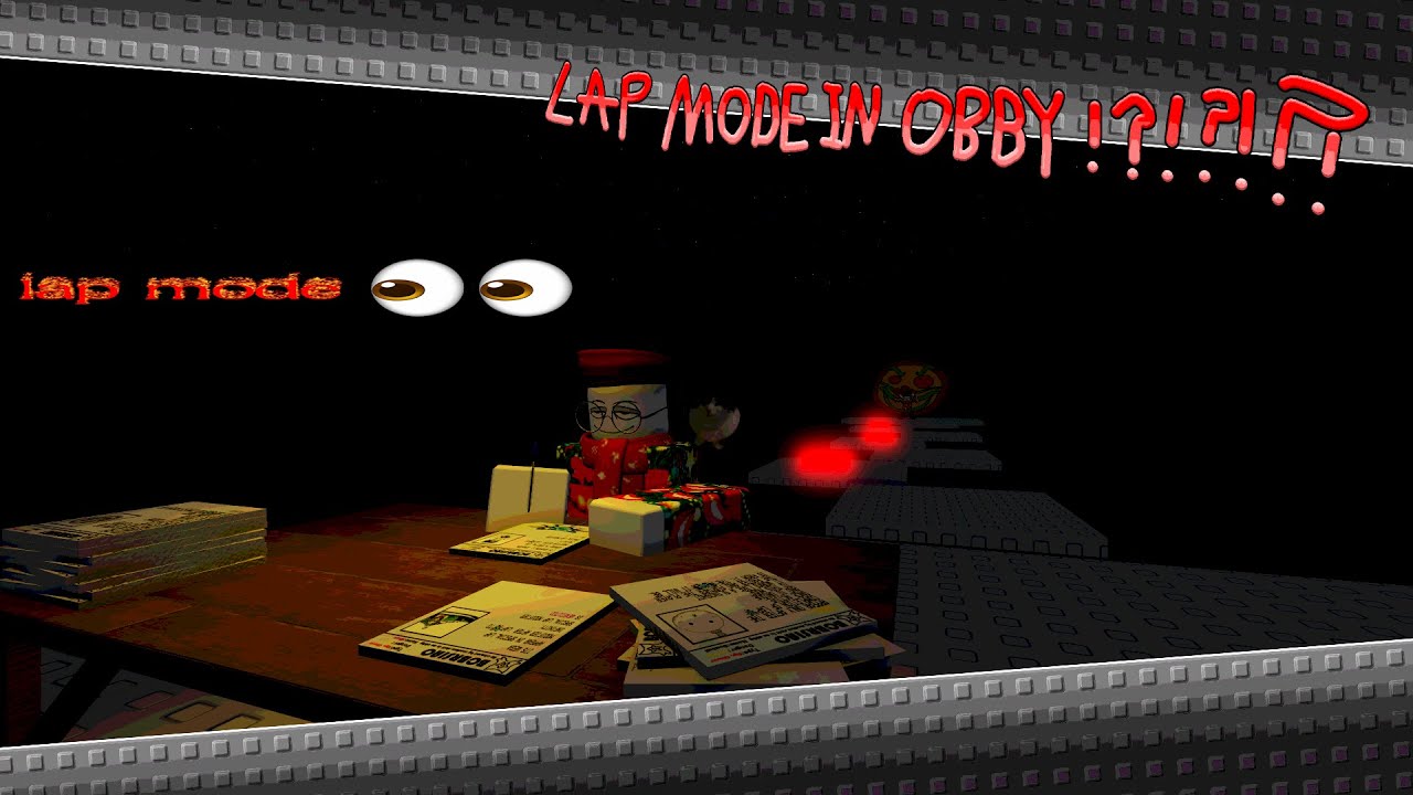 EVERYTHING TO KNOW ABOUT LAP MODE IN | Be chased by a random stuff in obby(BCBRSIAO)