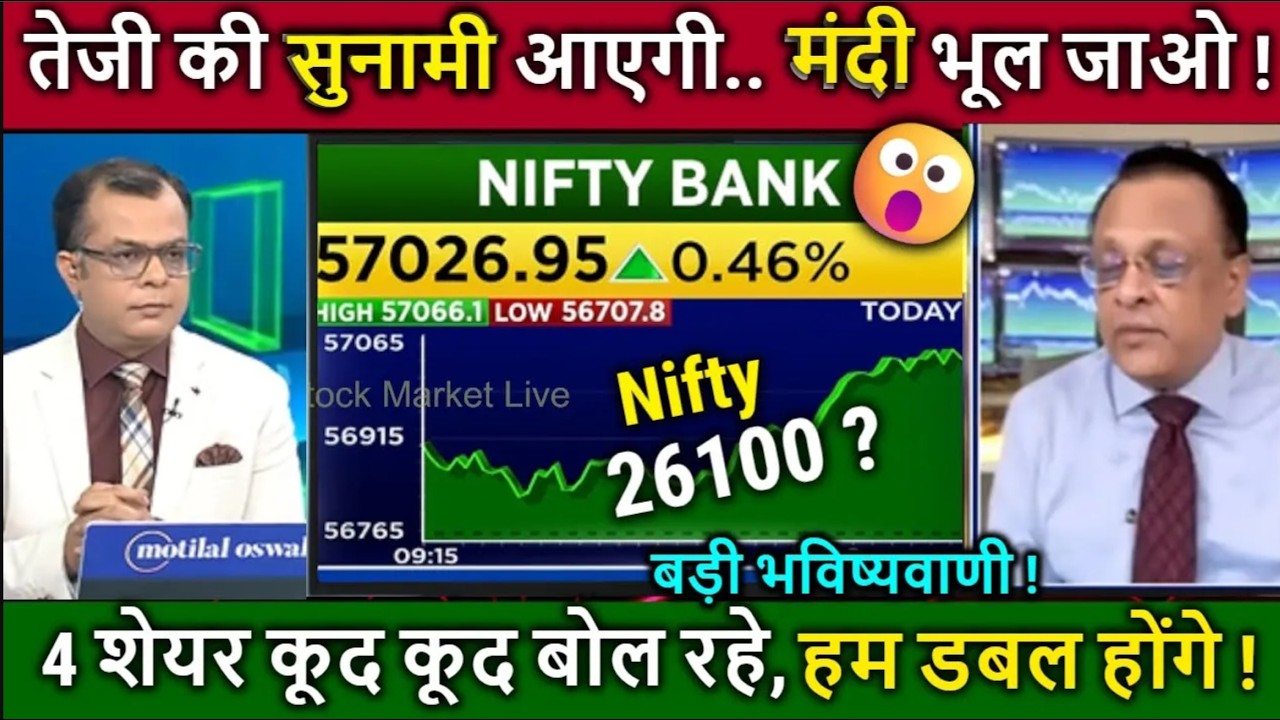 NIFTY झटका देकर भागेगी !😱ये 4 शेयर लपक लेना🚀Sushil Kedia latest picks/sushil kedia on Stock Market