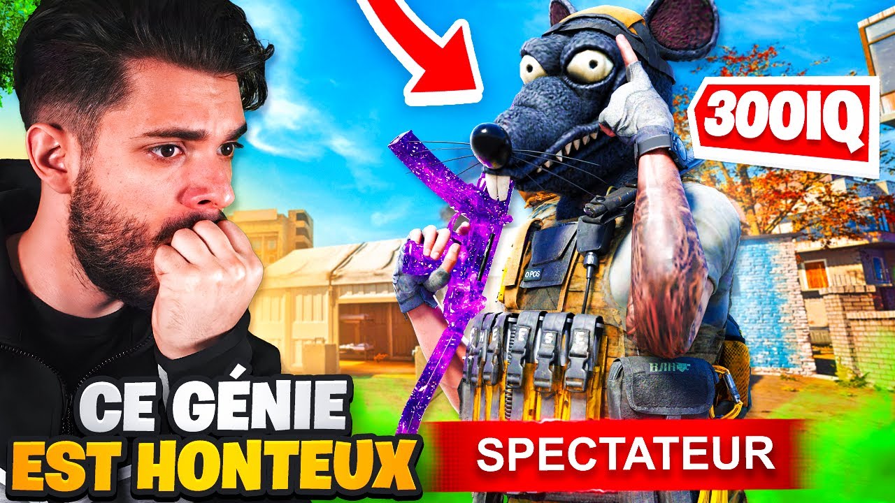 JE SPEC UN RAT 300 IQ , SES KILLS SONT HONTEUX sur WARZONE