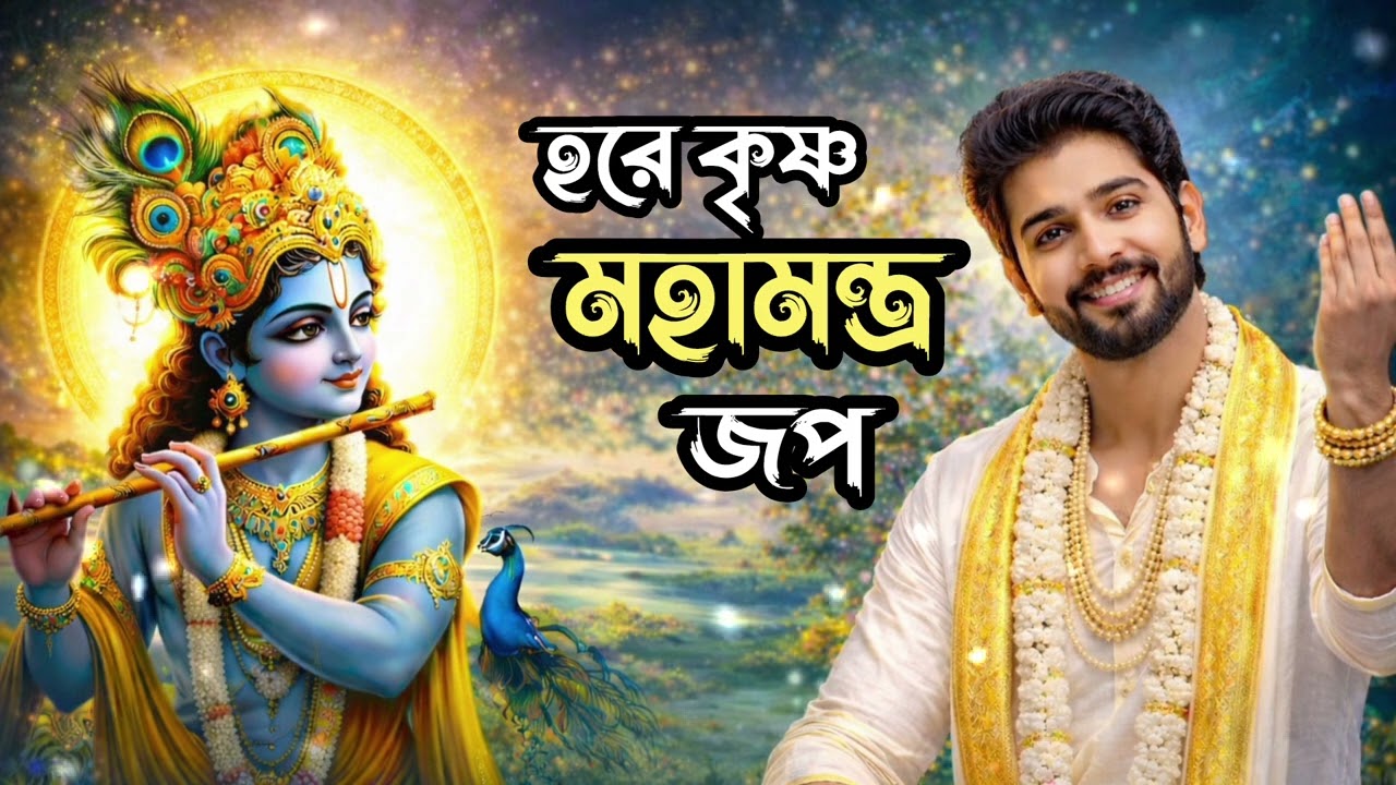হরিনাম মহামন্ত্র জপ | Hare Krishna Mahamantra | মন শান্তির জন্য পবিত্র নামসংকীর্তন