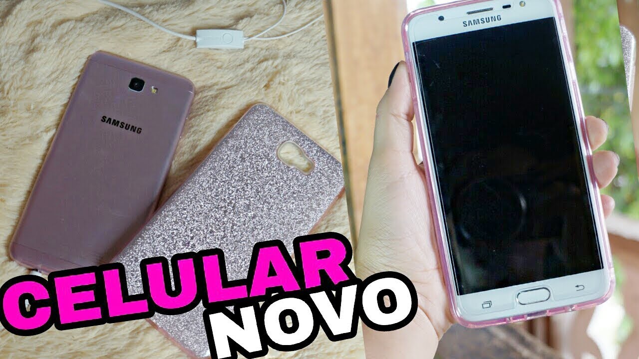 O MEU NOVO CELULAR | SAMSUNG J7 PRIME ROSE