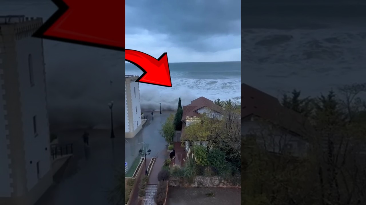 Mega Storm Wave Destroys Coastline 🌊 
