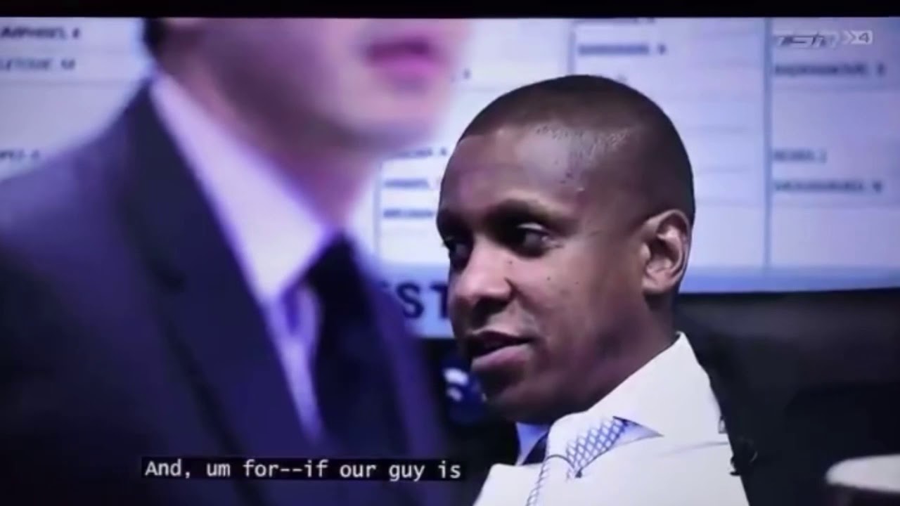 Unseen Footage Of The Raptors Desperately Trying To Trade Up For Giannis In The 2013 Draft