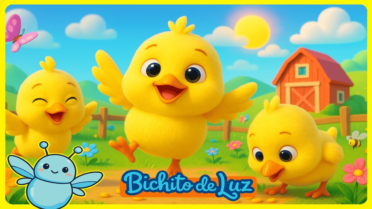 ¡A Bailar, Pollitos! 🐥✨ Diversión Sin Parar | Cancion Infantil para bailar | Bichito de Luz