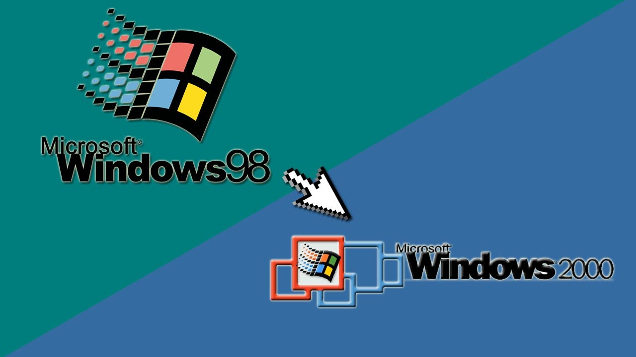 Windows 98 transformed into Windows 2000 (WITHOUT 98SE2ME)