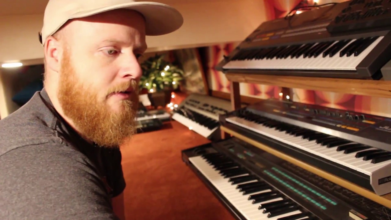 Synth Party - Tour of Eric's studio, the 