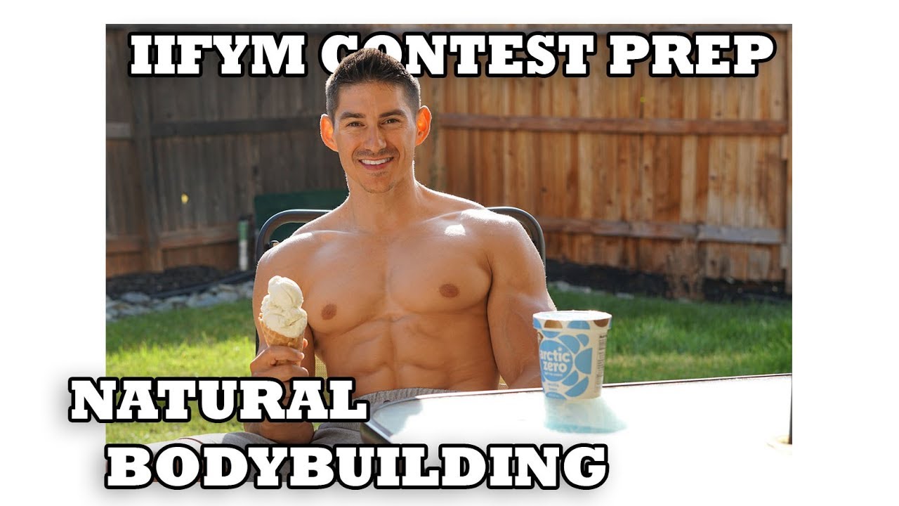IIFYM Full Day of Eating Contest Prep - low calories - Chris Elkins Pro Natural Bodybuilder