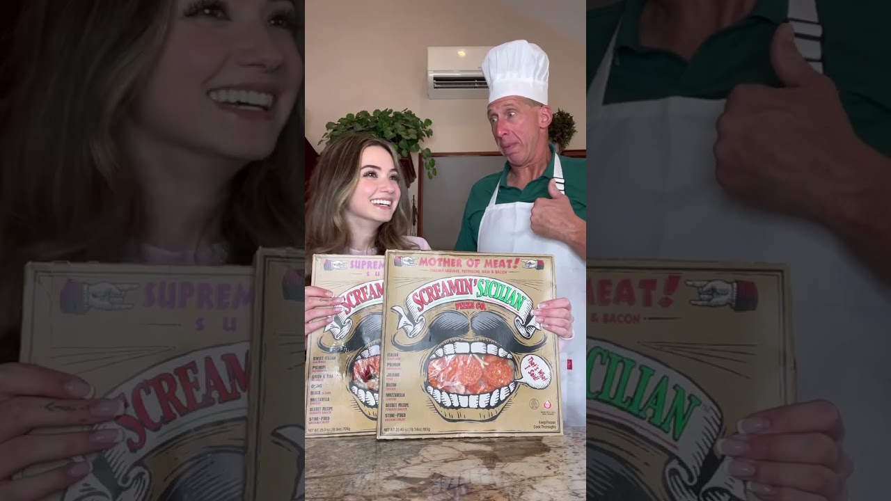 Wait for it&hellip;😊 cookin&rsquo; up some Screamin&rsquo; Sicilian pizza with Pops #ad