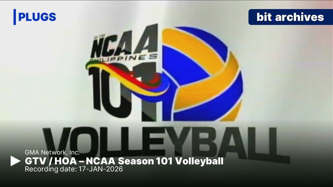 GTV / Heart of Asia - Рекламный ролик 101-го сезона женского волейбола NCAA [17 января 2025 г.]