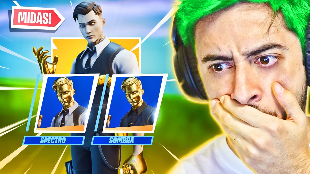 SOMBRA OU ESPECTRO? QUAL MIDAS EU ESCOLHI!? - Fortnite