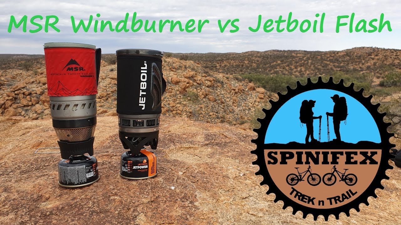 MSR Windburner and Jetboil Flash Comparision