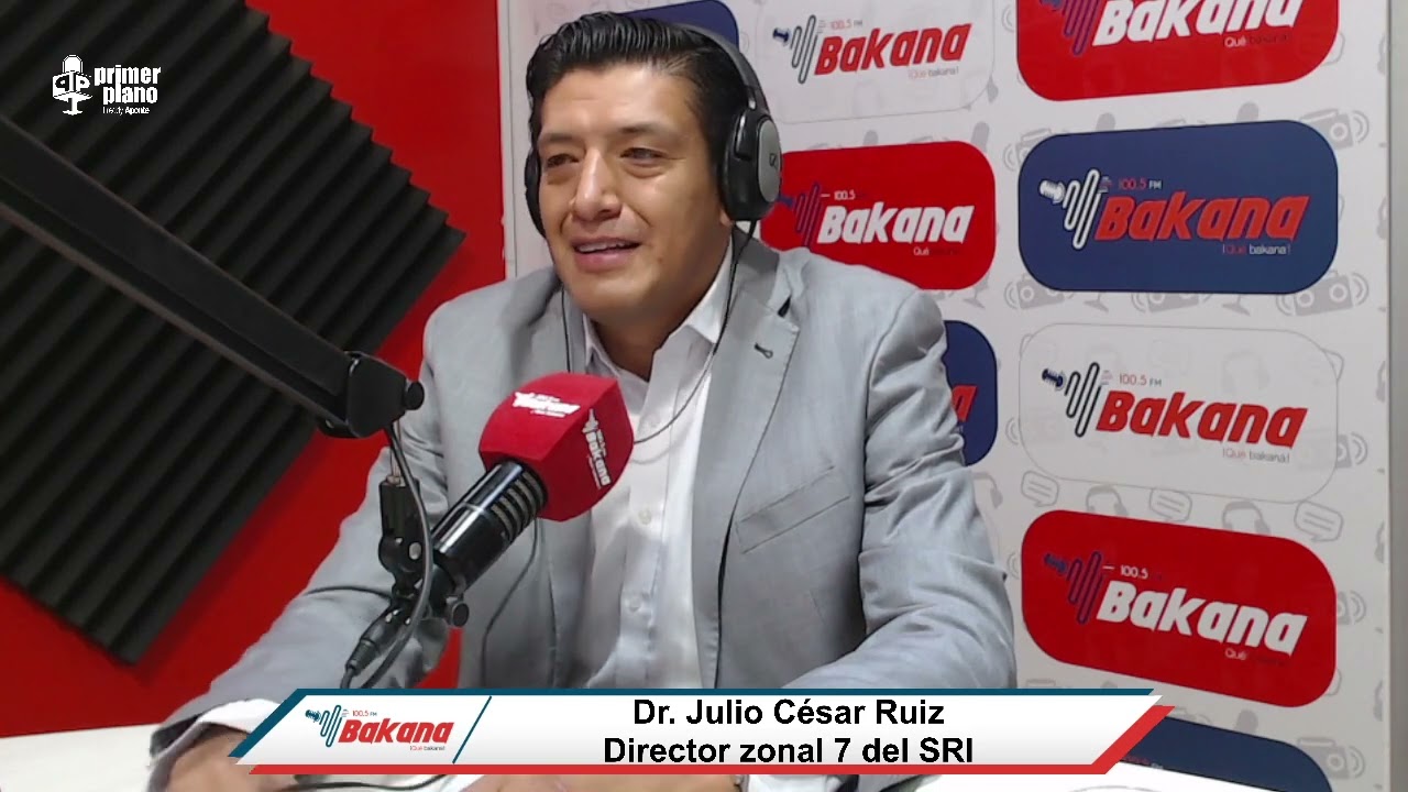 Julio C&eacute;sar Ru&iacute;z, director zonal del Servicio de Rentas Internas (SRI)